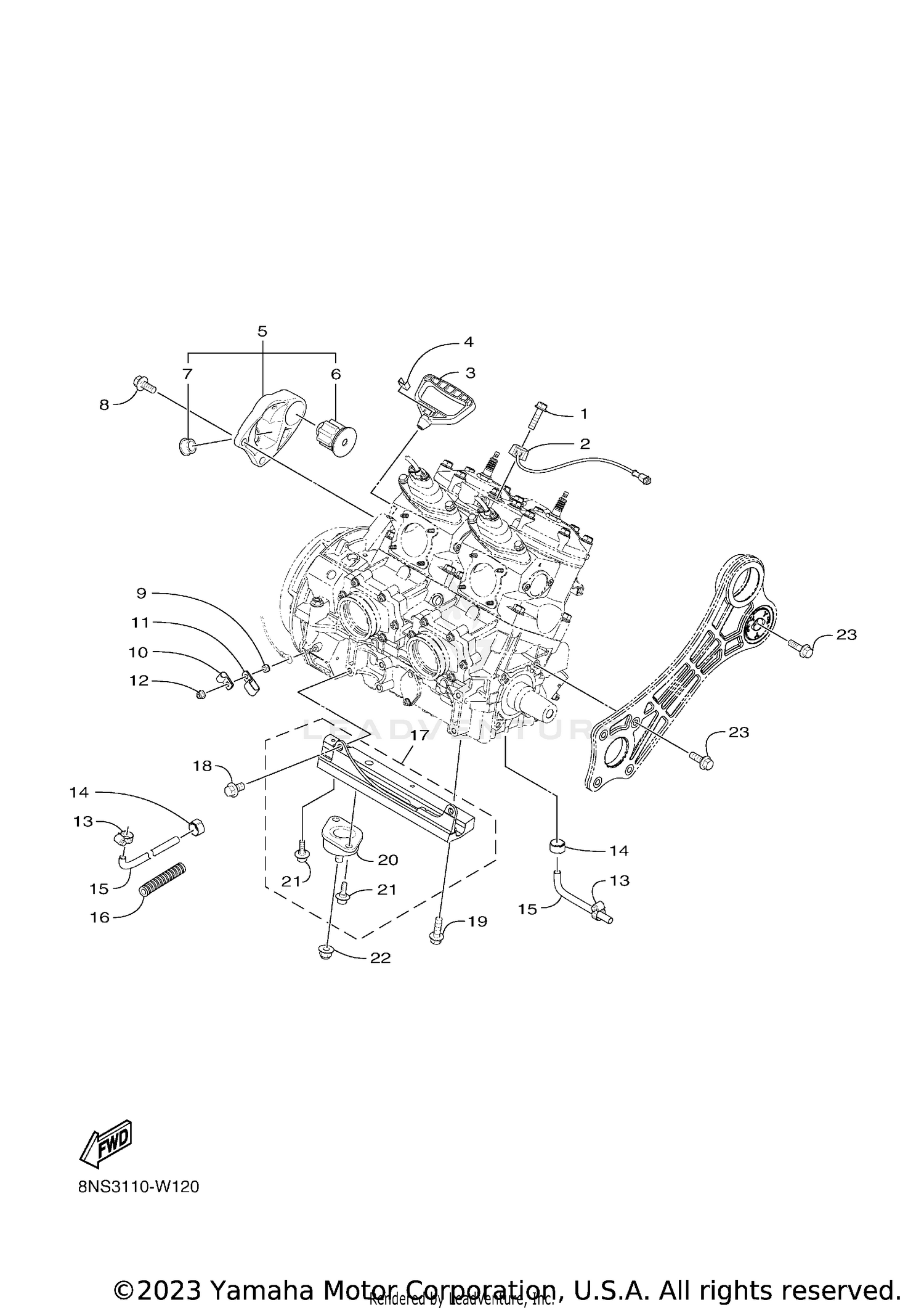 ENGINE BRACKET