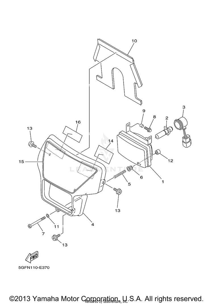 Headlight Schematic