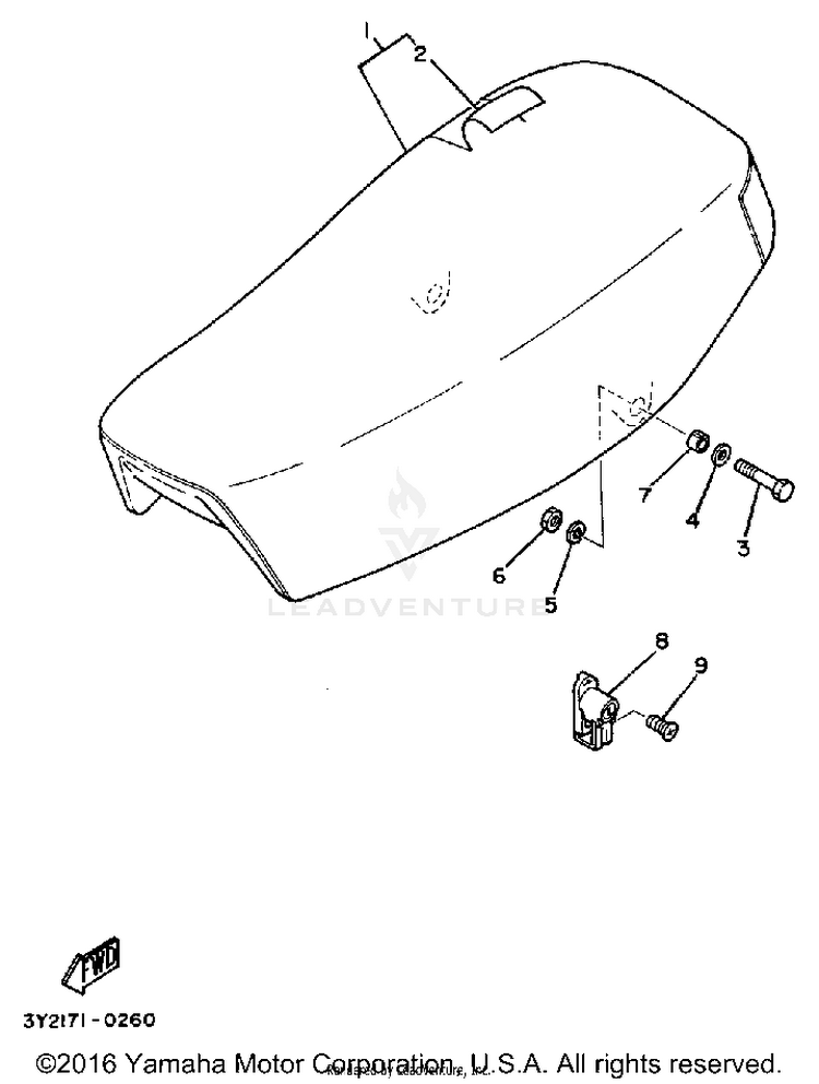 Seat XT250 - XT250H_198 - 1981 Schematic