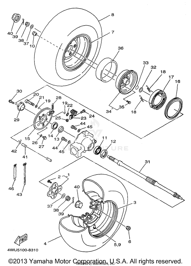 Rear Wheel Schematic