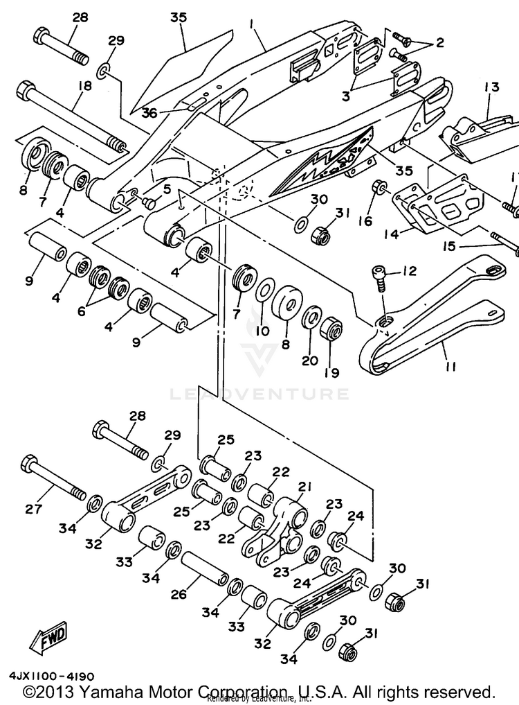 Rear Arm Schematic