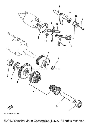 Starter Clutch Schematic