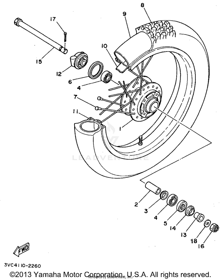 Front Wheel Schematic