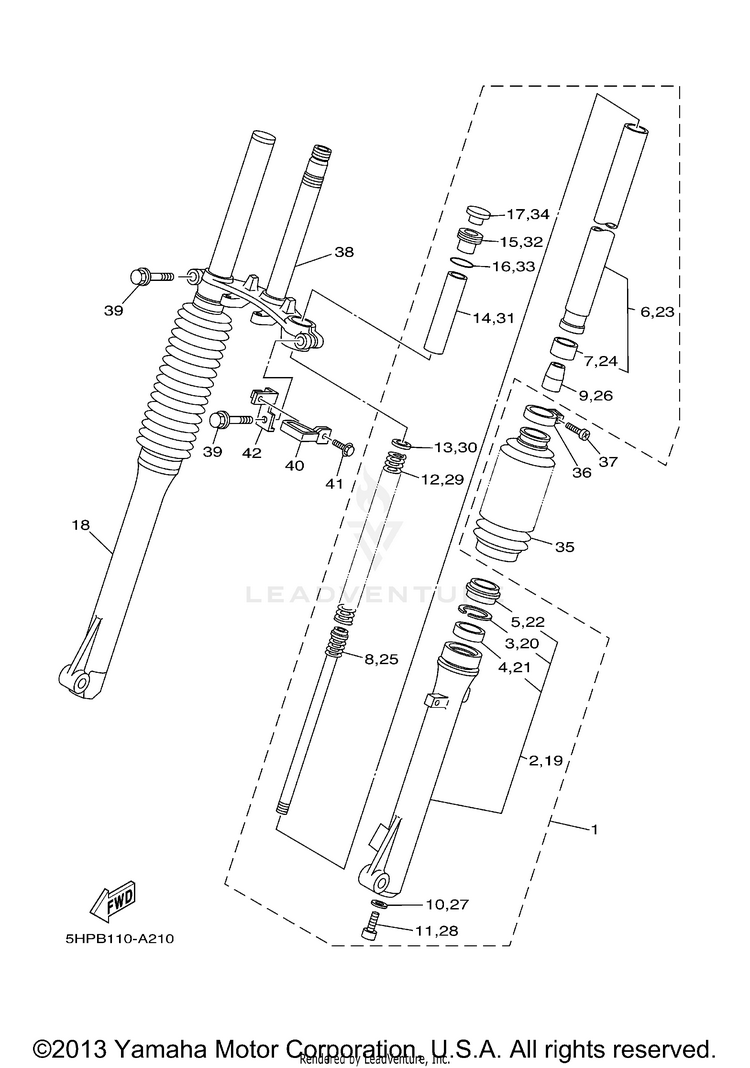 Front Fork Et Schematic