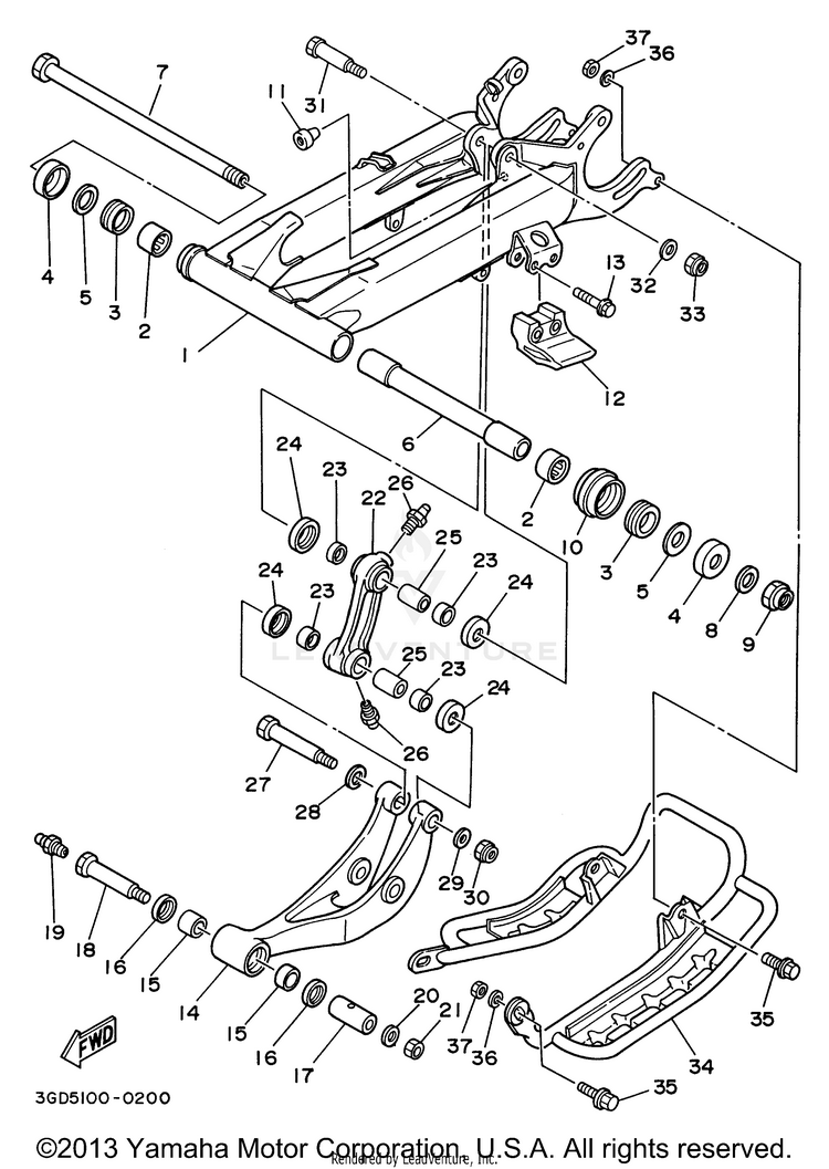 Rear Arm Schematic
