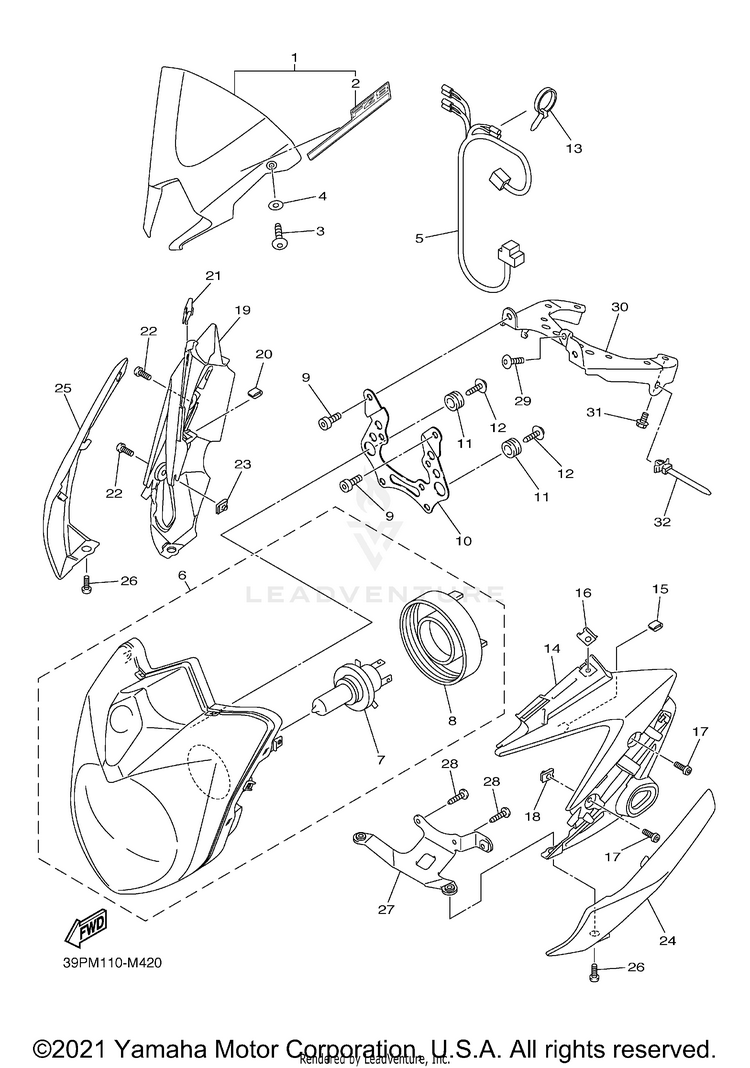 Headlight Schematic