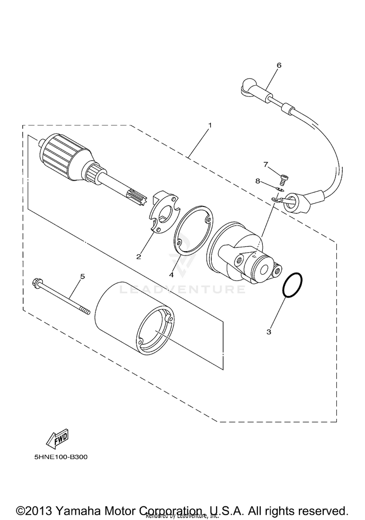 Starting Motor Schematic