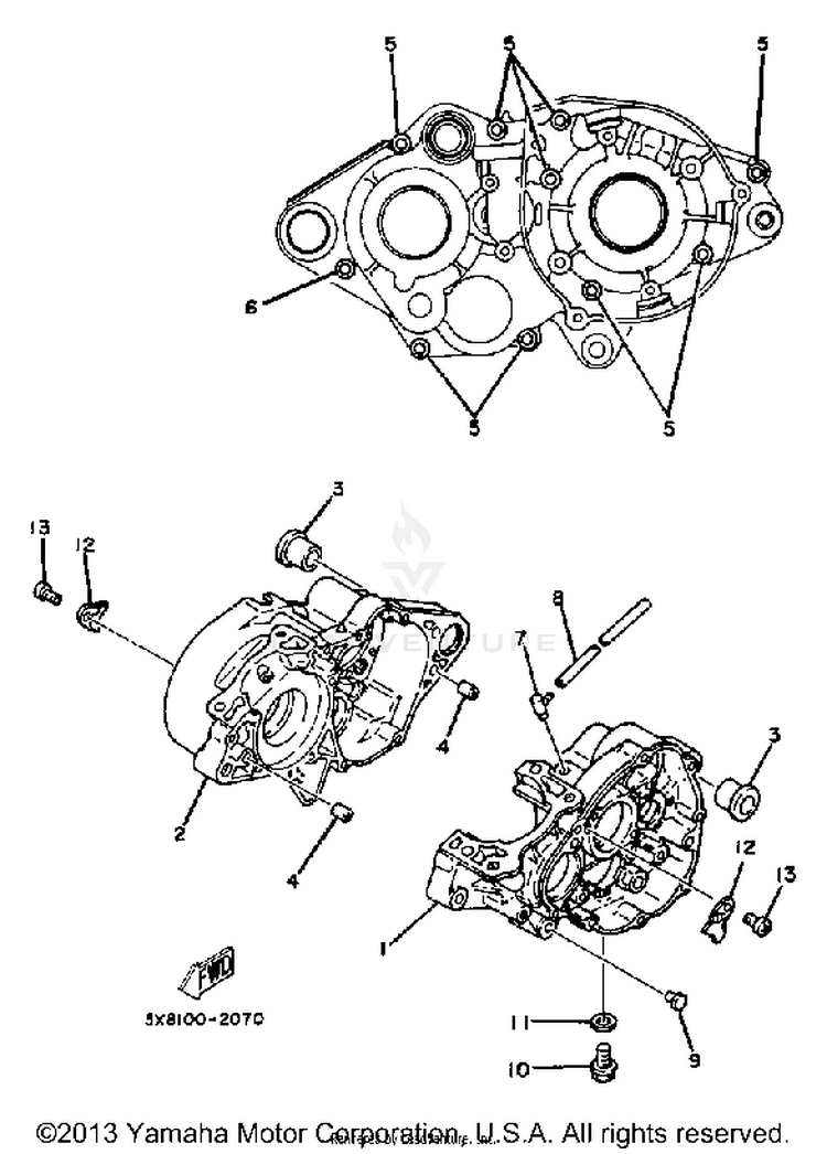 Crankcase Schematic