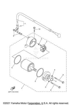 Starting Motor Schematic