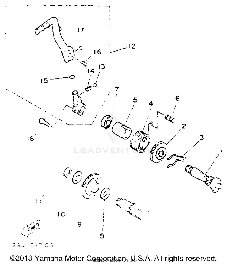 Starter BANSHEE - YFZ350E_MN - 1993 Schematic