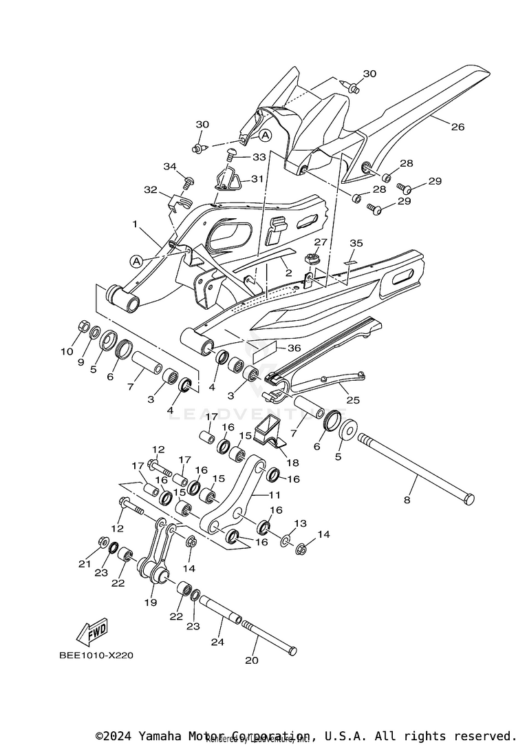 Rear Arm Schematic