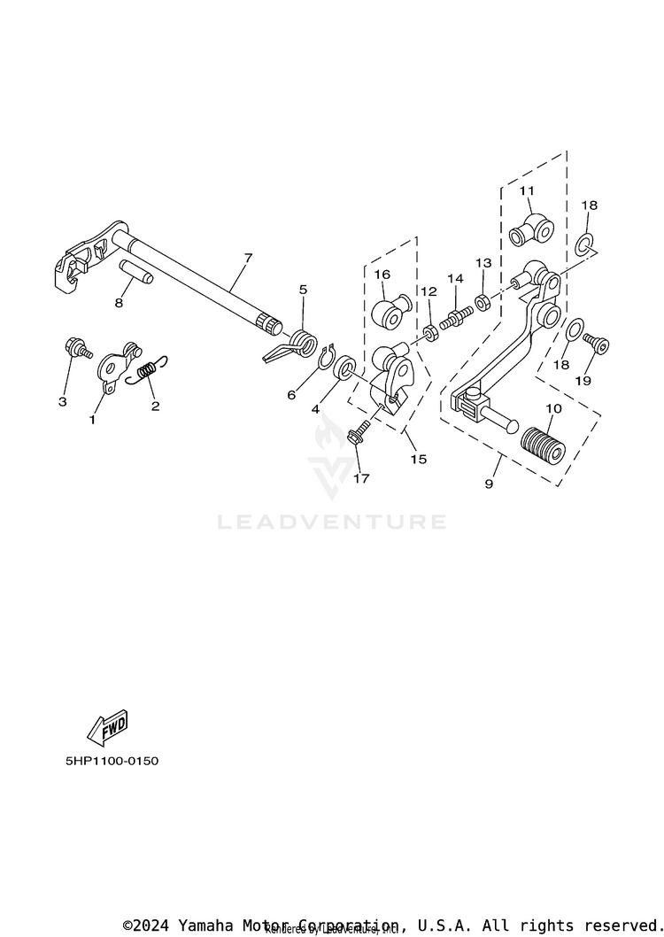 Shift Shaft Schematic