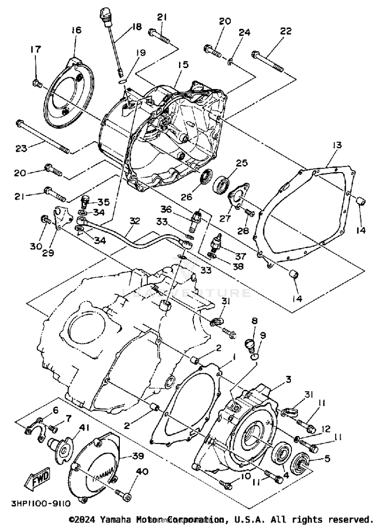 Crankcase Cover Schematic