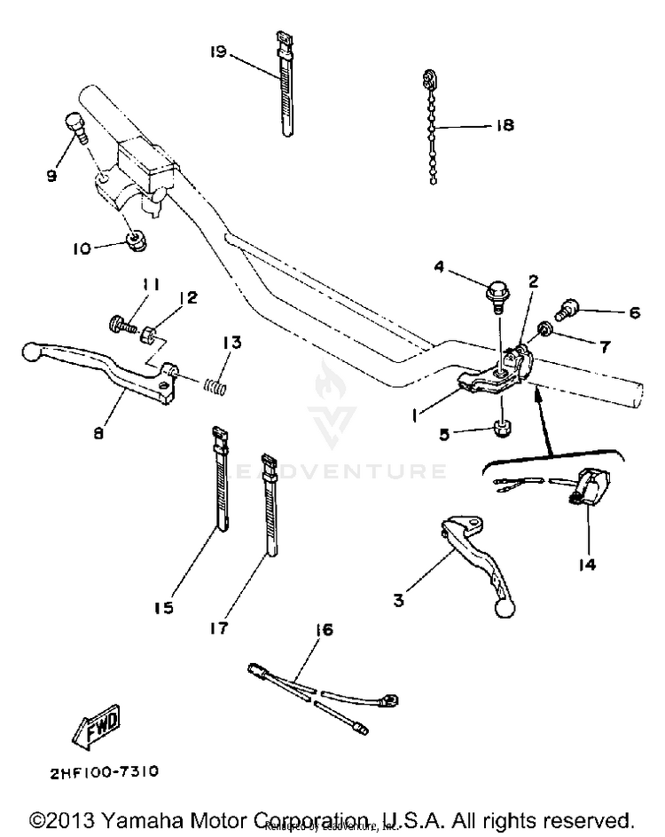 Handle Switch Lever Schematic