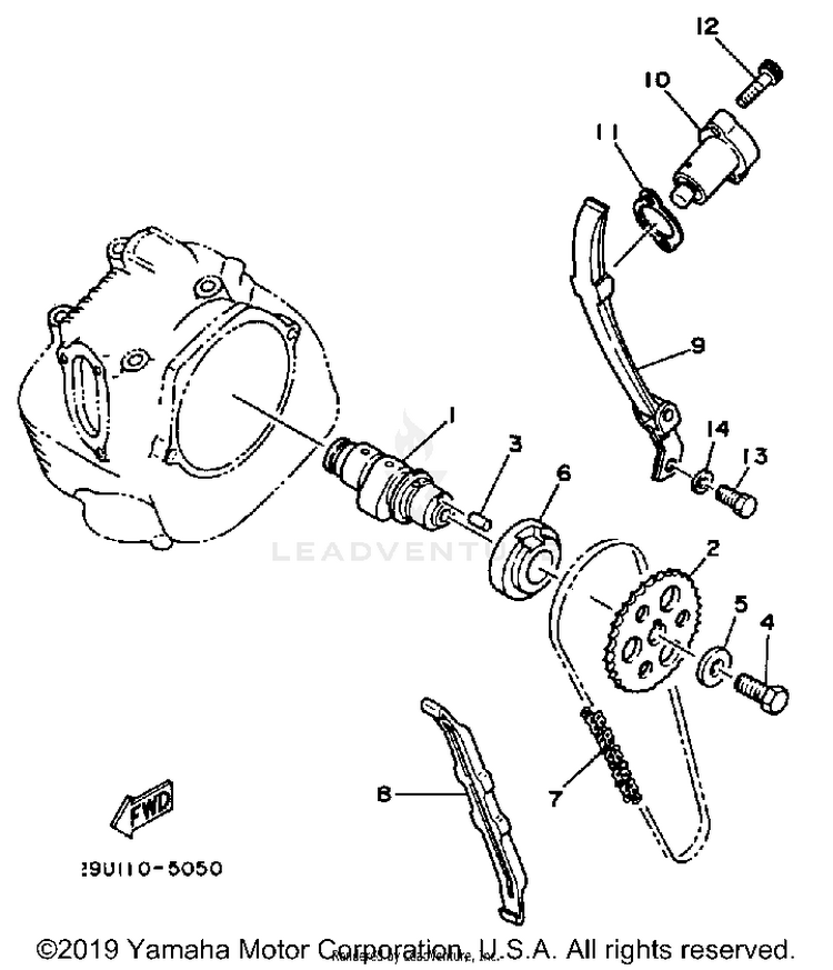 Camshaft-Chain Schematic