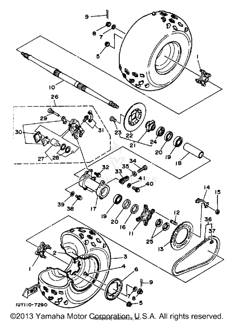 Rear Wheel Schematic