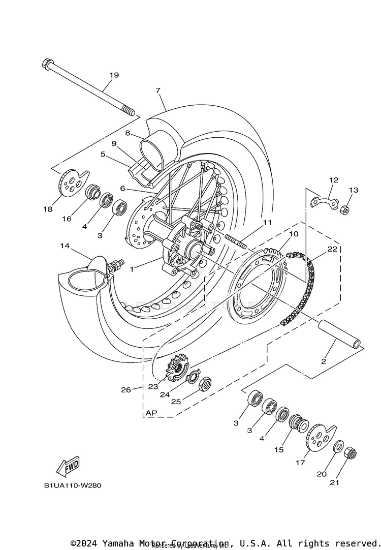 Rear Wheel Schematic