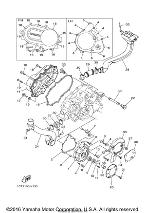 Crankcase Cover 1 Schematic