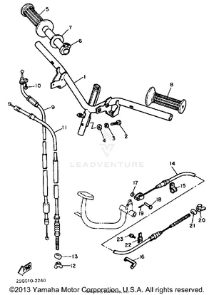 Handlebar Cable Schematic