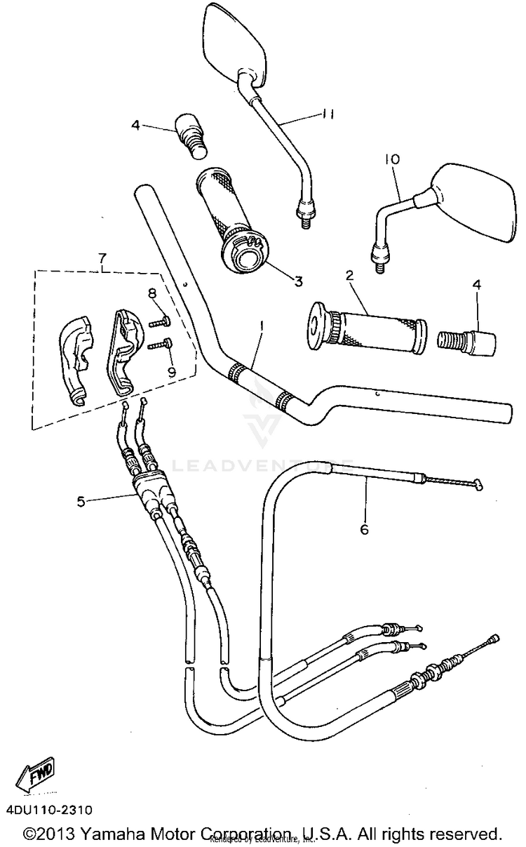 Steering Handle Cable Schematic