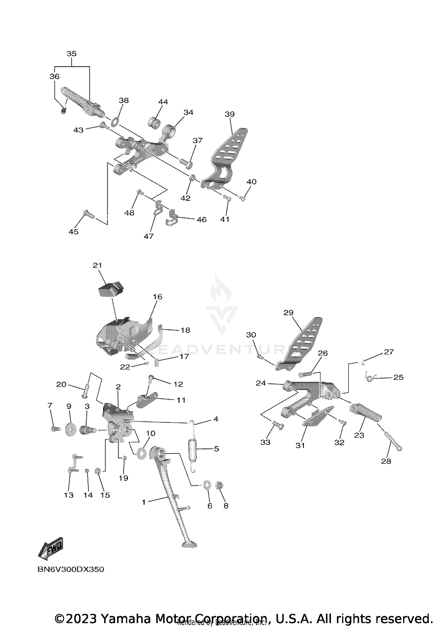STAND & FOOTREST