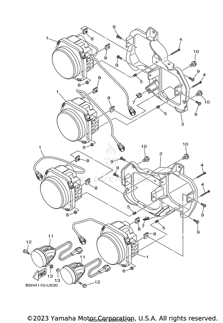 Headlight Schematic