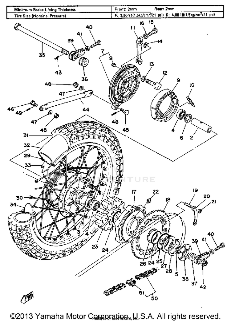 Rear Wheel Schematic