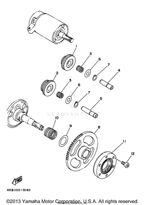 Starter Clutch Schematic