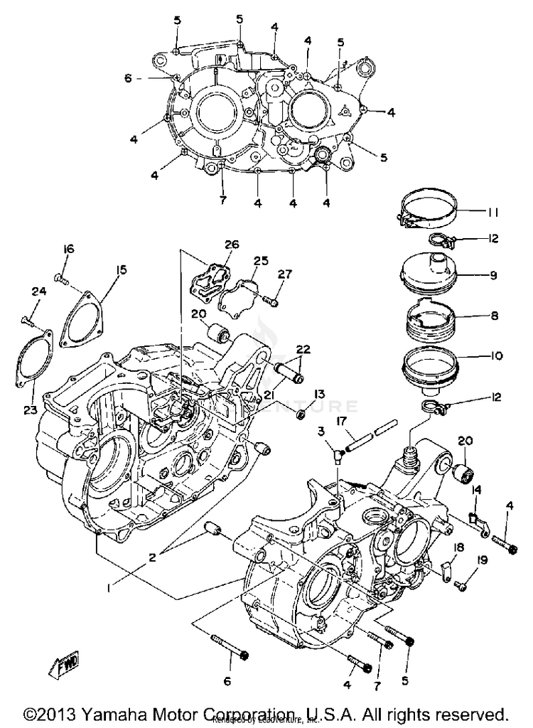 Crankcase Schematic