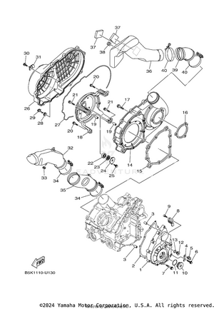 Crankcase Cover 1 Schematic