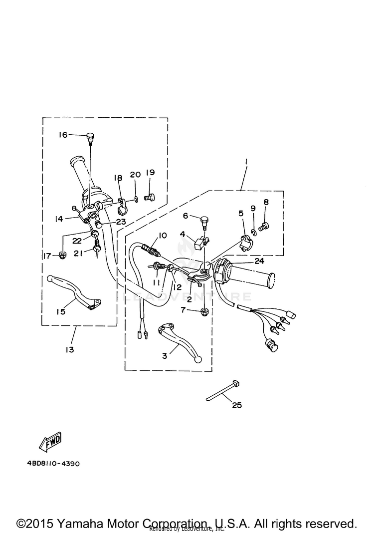 Handle Switch Lever Schematic