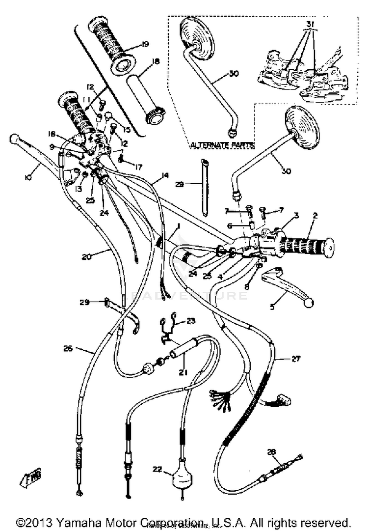 Handle Wire Schematic