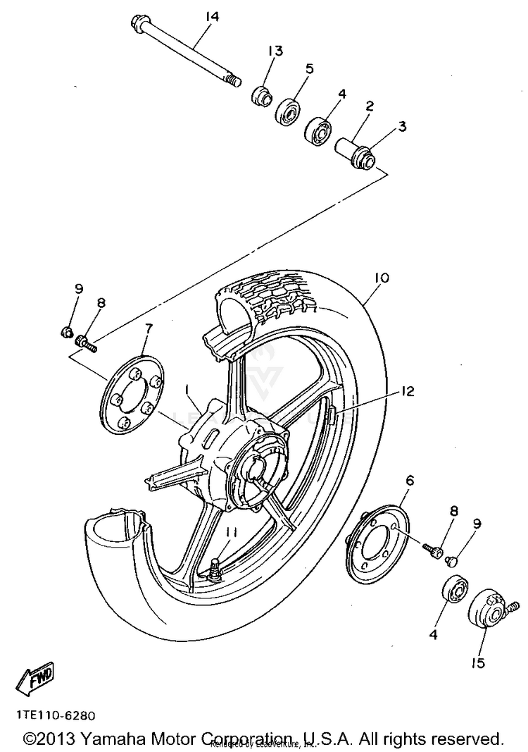 Front Wheel Schematic