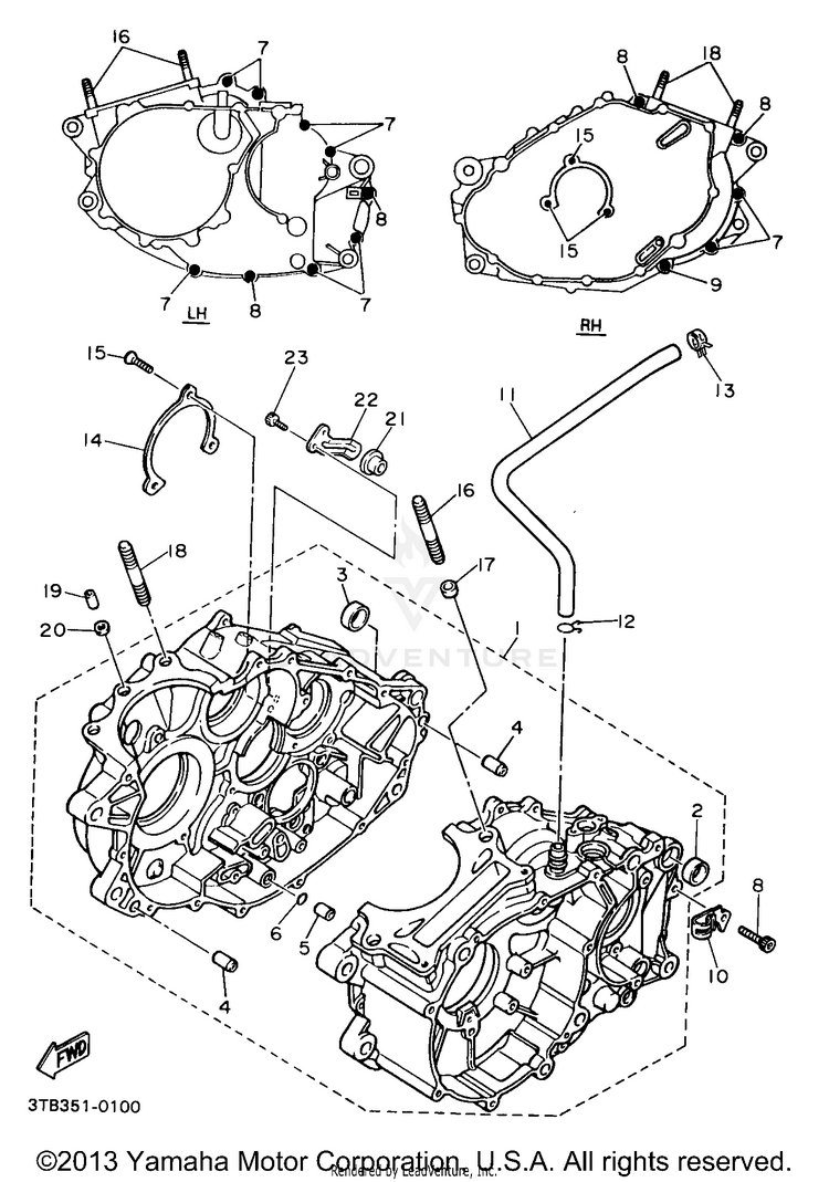 Crankcase Schematic