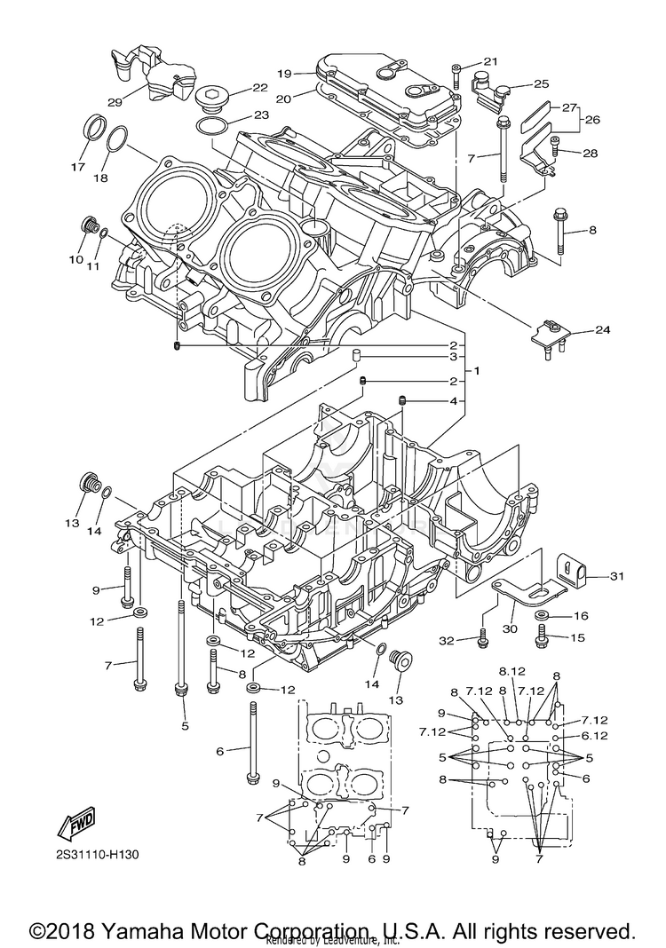 Crankcase Schematic
