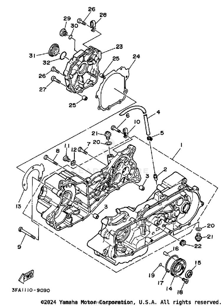 Crankcase Schematic