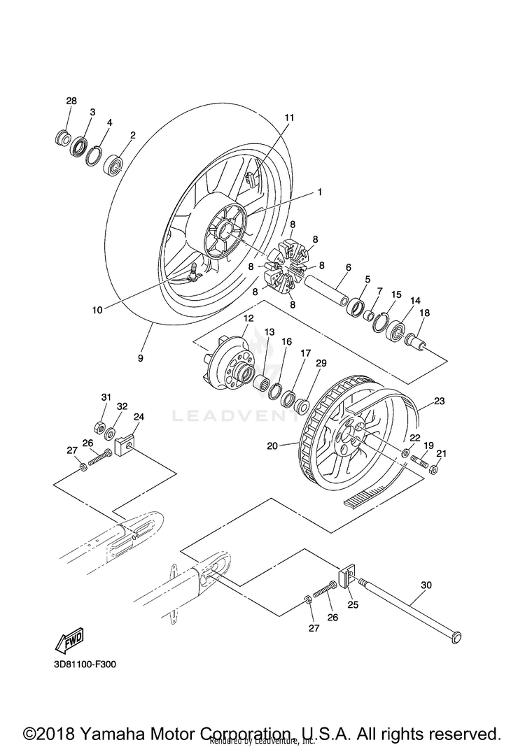 Rear Wheel Schematic