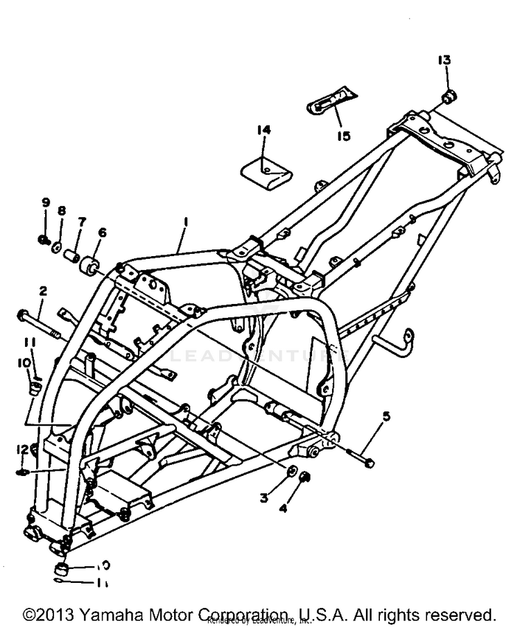 Frame BLASTER - YFS200B_MN - 1991 Schematic