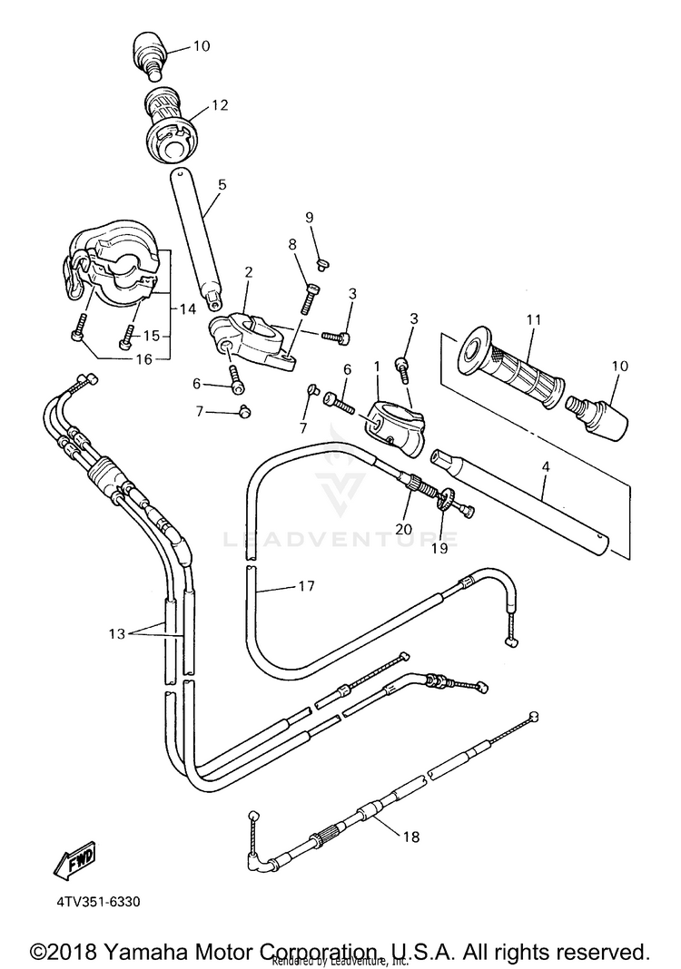 Steering Handle Cable Schematic