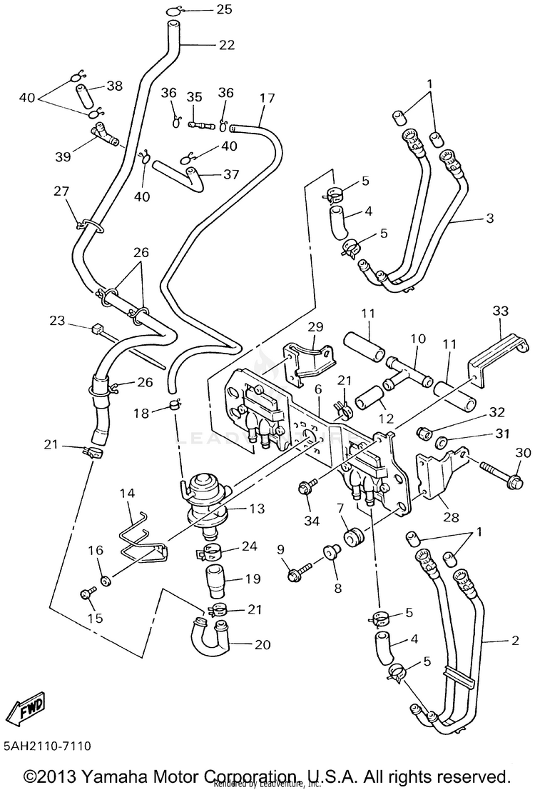 Air Induction System Schematic