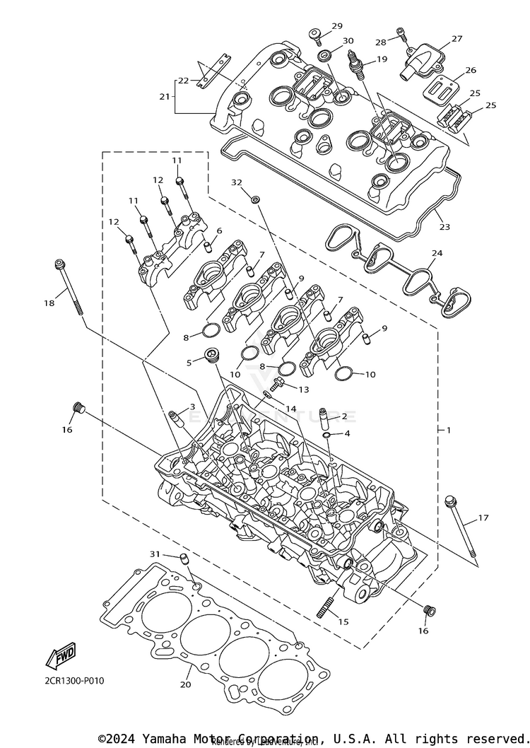 Cylinder Head Schematic