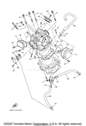 Cylinder Head Schematic