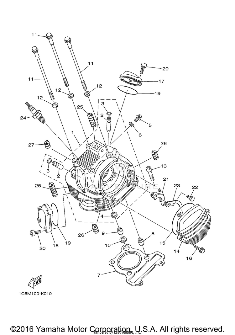 Cylinder Head Schematic