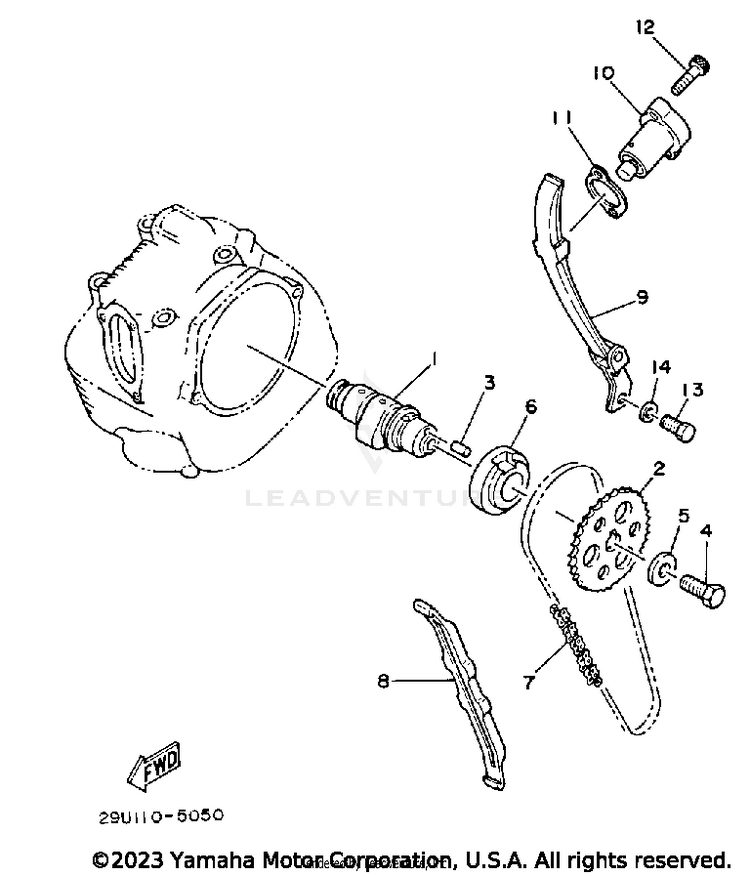 Camshaft - Chain Schematic