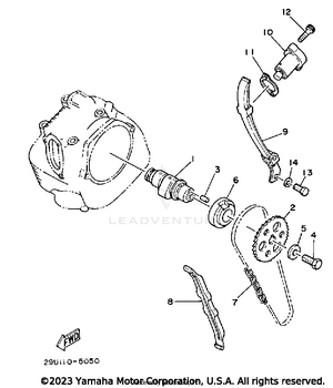 Camshaft - Chain Schematic