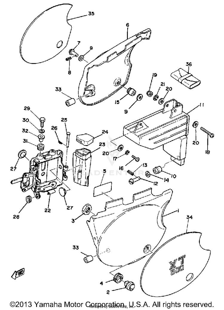 Side Cover - Tool Schematic