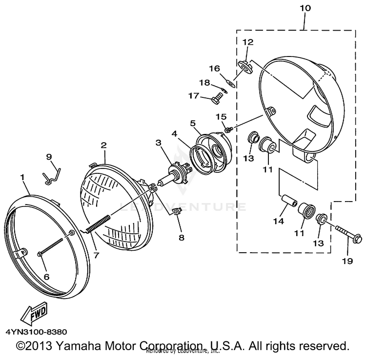 Headlight Schematic