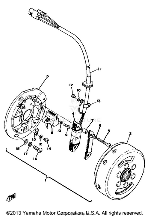 C - D - I - Magneto Yz400c Schematic