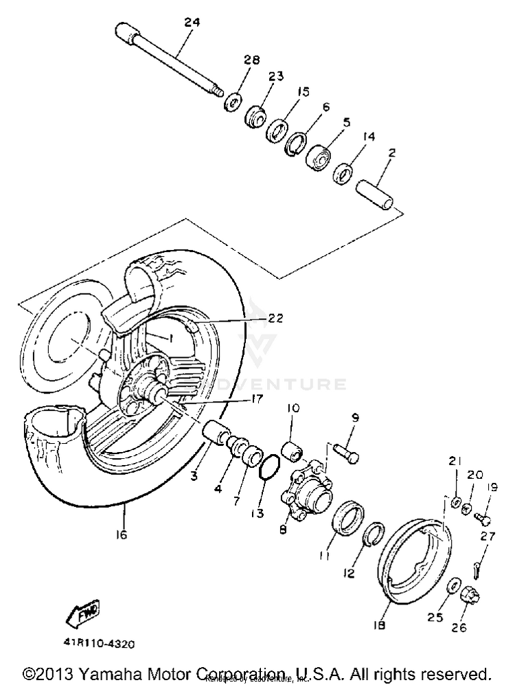 Rear Wheel Schematic