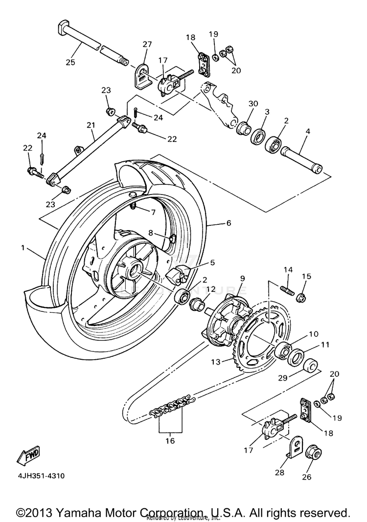 Rear Wheel Schematic